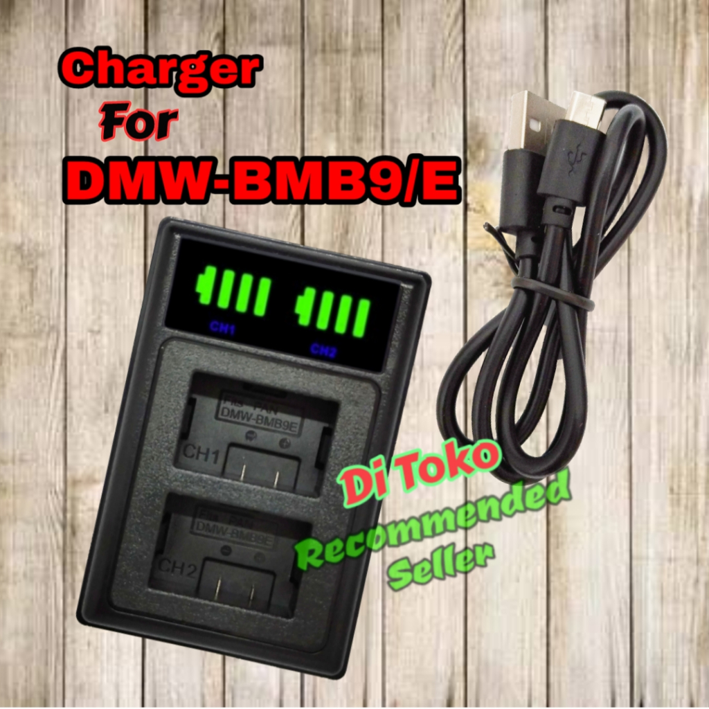 RC - Charger For DMC FZ100 FZ40 Cesan Dmw BMB9 BMB9E Leica V-Lux 2 3 4 Cas Batre BMB 9 9E 9PP VLUX2 