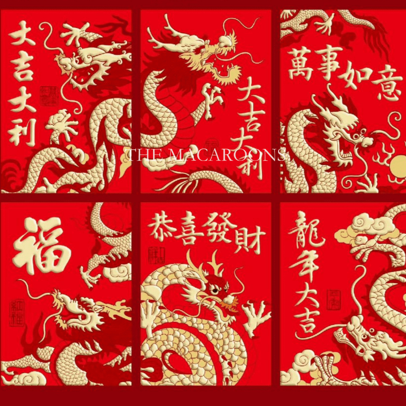 

Angpao Naga 2024 / Fung Pao Dragon Emas / Hong Bao Murah Ready Stock