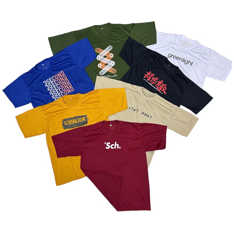 100rb dapat 7 Kaos motif distro