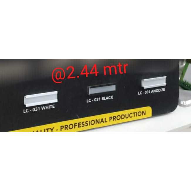 NEW FIT LC 031 LIST ALUMINIUM PROFILE NEW FIT ALUMINIUM PROFIL RUMAH LAMPU