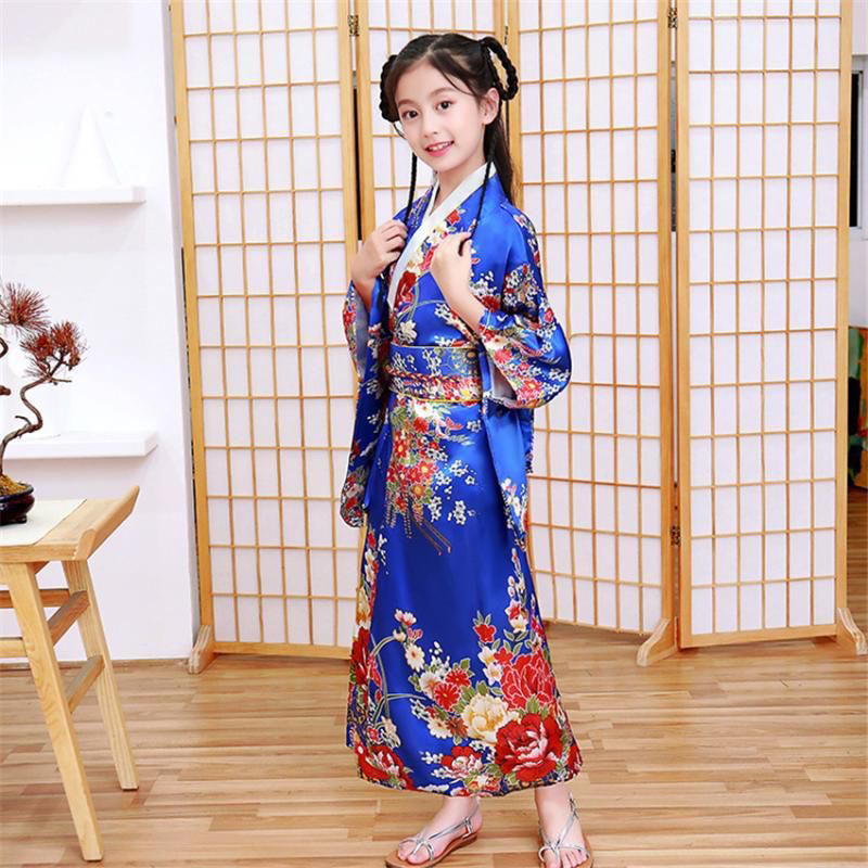 Yukata kimono jepang anak perempuan