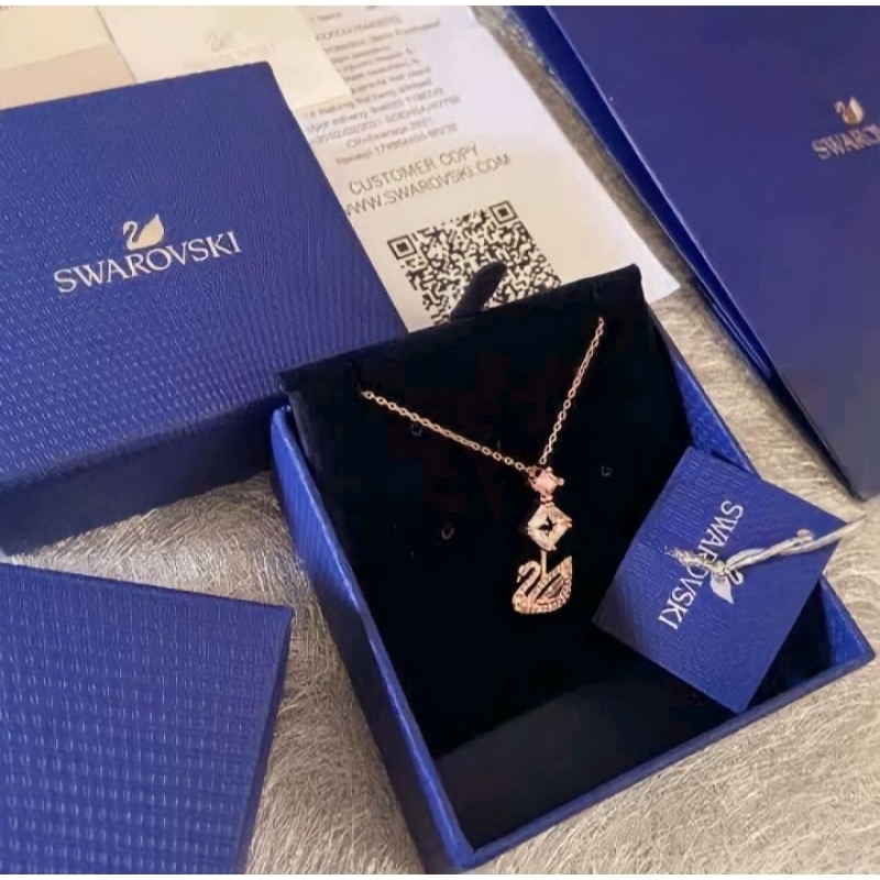 ORIGINAL Kalung Swarovski motif angsa terbaru