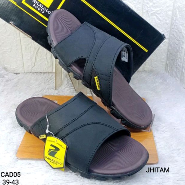 sandal kulit asli pria pakalolo CAD05