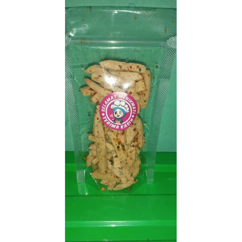 

Basreng (Baso Goreng) original dan Pedas daun jeruk