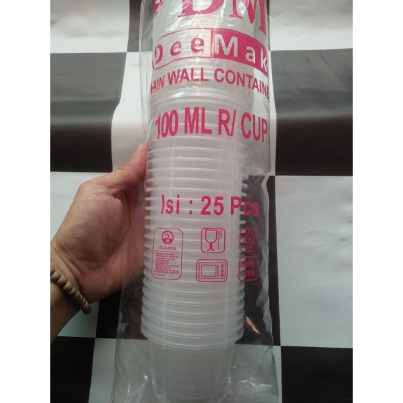 THINWALL MINI DM 100 ML/CUP PUDING 100 Ml