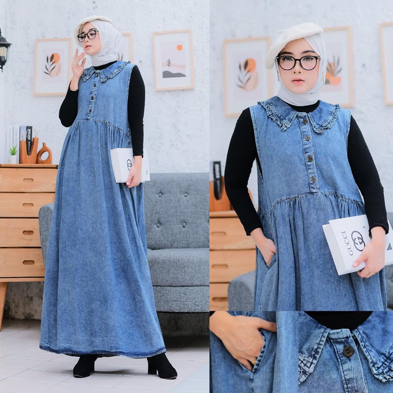 Sofia Dress Jeans Kerah