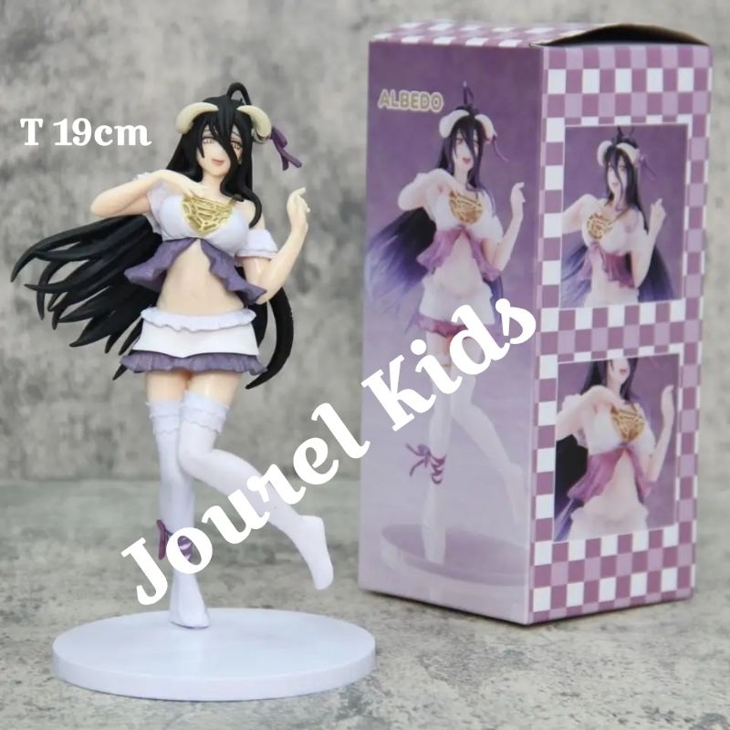 Action Figure Overlord Albedo Wedding Swimsuit Dress Up Colllection