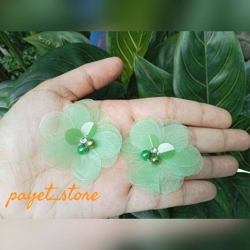 Payet Bunga Organza