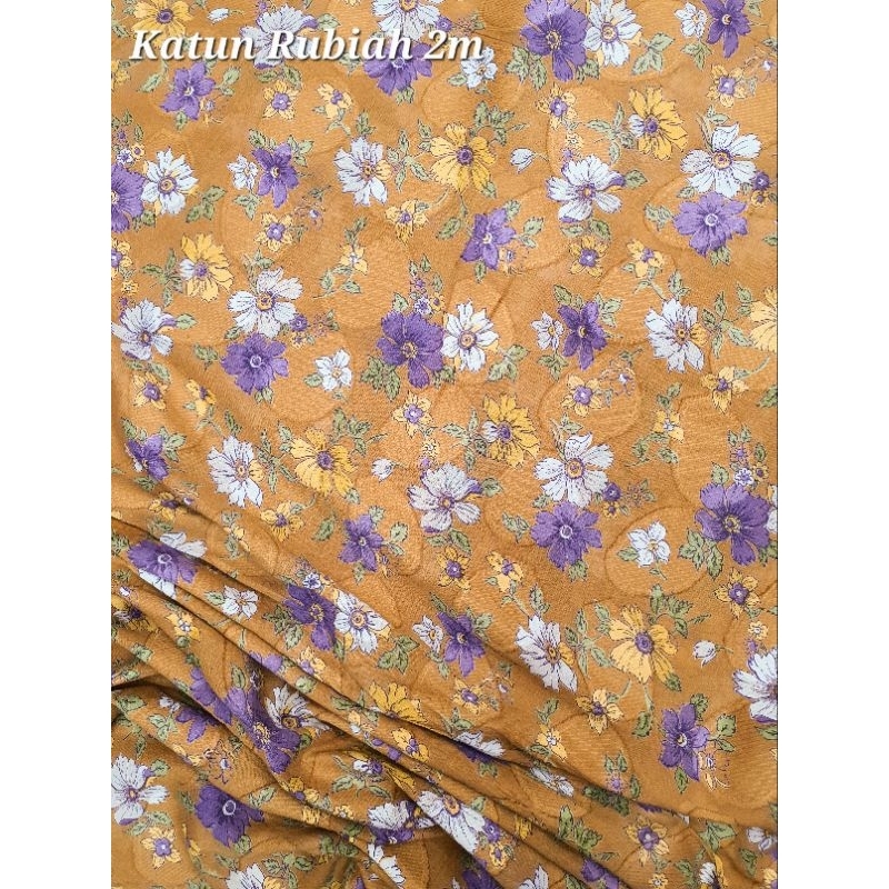 Kain Meteran - Kain - Kain KATUN RUBIAH MOTIF - Kain VISCOSE RUBIAH MOTIF