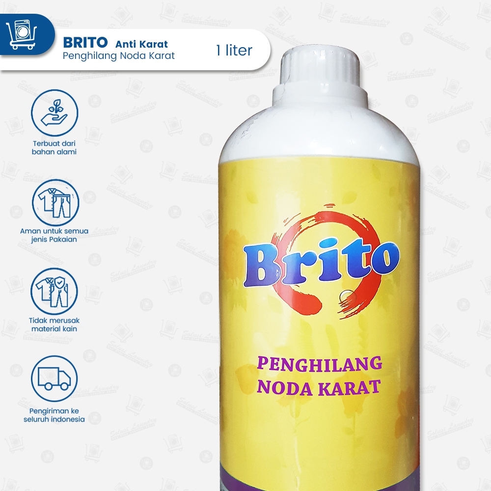 Anti Noda Penghilang Noda Stain Remover Karat Brito 1 Liter