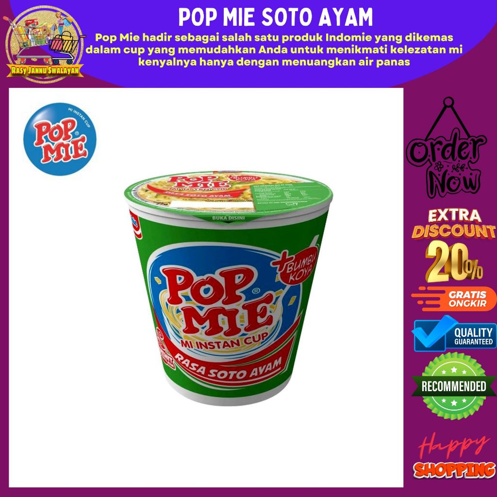 

Popmie Rasa Soto Ayam 77gr