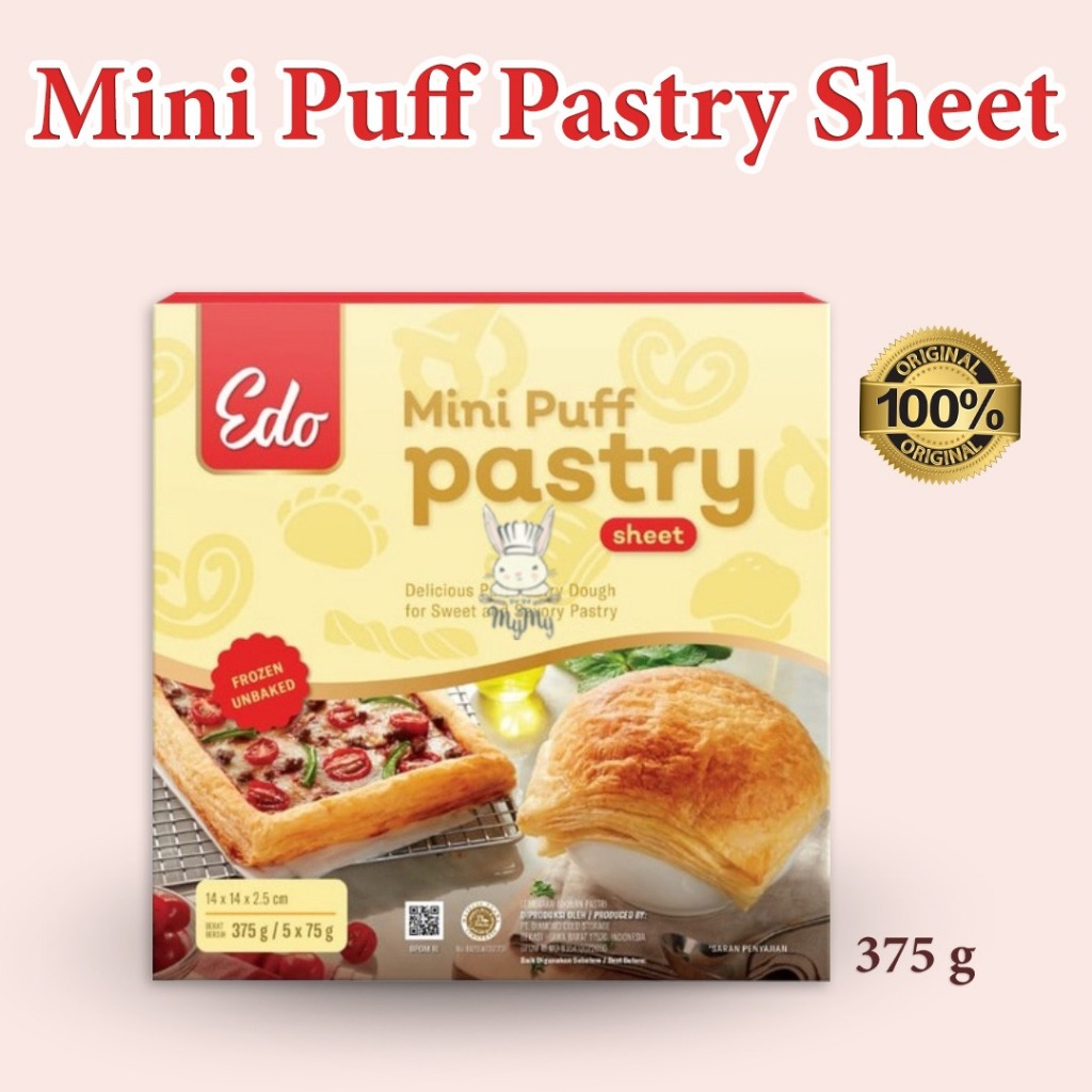 

EDO Mini Puff Pastry Sheet 375 gr Untuk Zuppa Soup