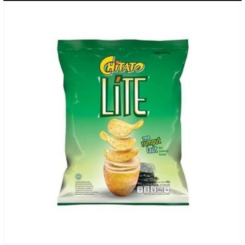 

Chitato lite rumput laut keripik kentang 68gram