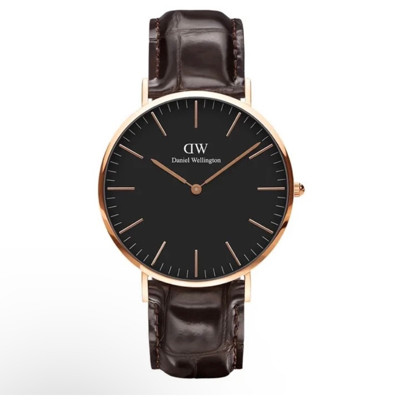 JAM TANGAN | ORIGINAL | DANIEL WELLINGTON Classic York Rosegold Black