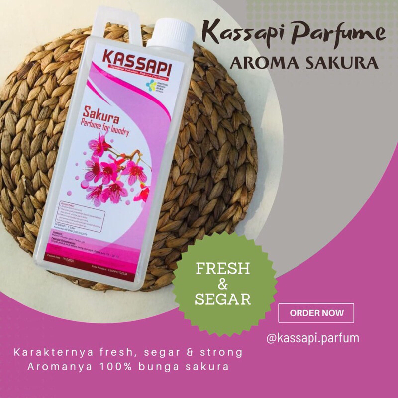 	 Pewangi / Parfum Laundry Kassapi Sakura	