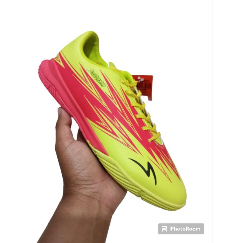 Sepatu Futsal Specs Lightspeed 3 IN Meta Crush Pack - Zeist Green/Diva Pink/Neutra