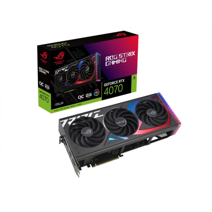 VGA ASUS ROG Strix Gaming GEFORCE RTX 4070 12GB - ASUS RTX4070 O12G