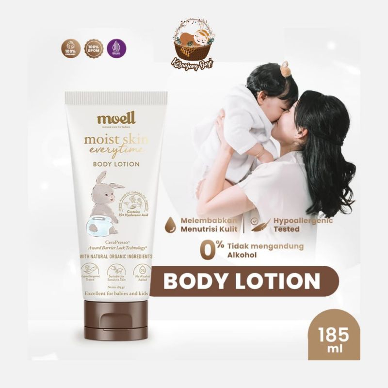 Moell Body Lotion 185gr - Body Lotion Bayi