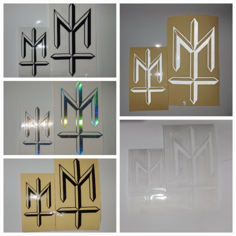 Sticker cutting Maternal logo