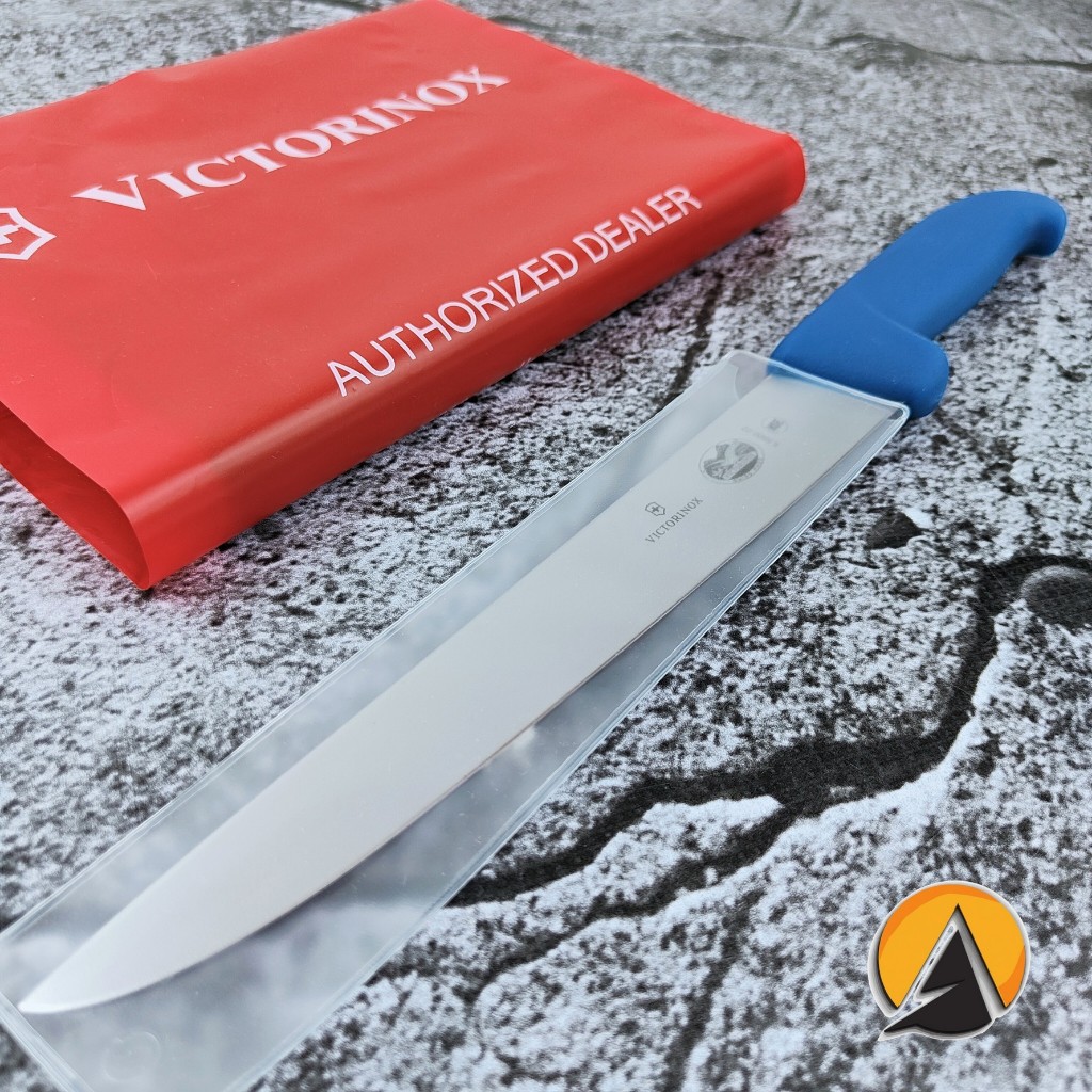 Pisau boning and sticking knife victorinox 22 cm blue original swiss 5.5502.22