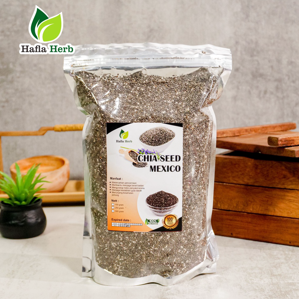 

Terlaku. Chia Seed Mexico Organic untuk Diet Freshly Black Cia Sead Organik fresly Biji Chia Seeds