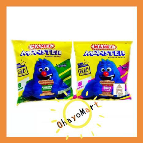 

Ready Mamee monster / snack noodles / snack ringan/ BBQ/ Ayam Murah Banget