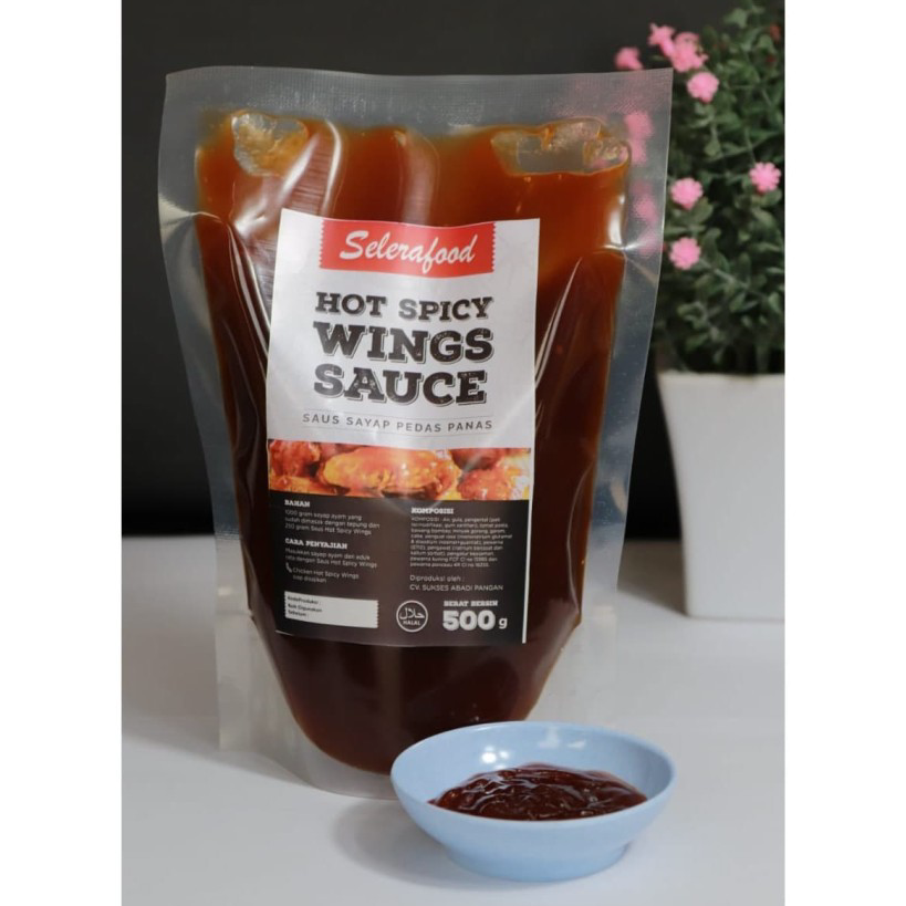 

Diskon Hot Spicy Wings Sauce - Saus Sayap Pedas Selerafood 500 gr/Pack