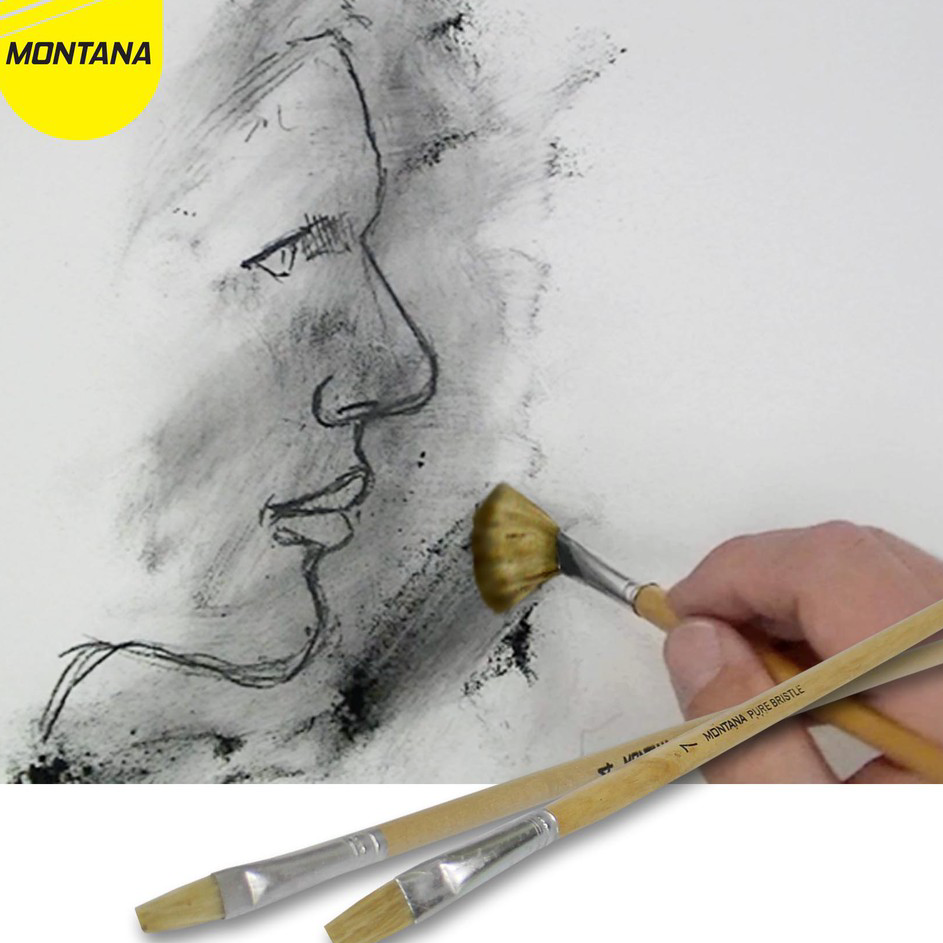 

☊✵ MONTANA Brush / Kuas Cat Air / Lukis / Acrylic Montana BRW-5