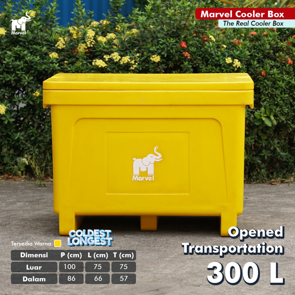 MarvelCooler 300 Ltr Opened Transportation CoolBox - IceBox - Es box