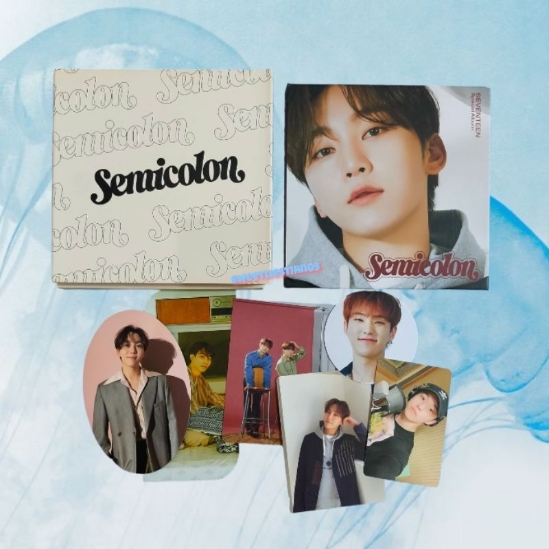 (SEUNGKWAN SET) ALBUM SEVENTEEN SEMICOLON COVER SEUNGKWAN PHOTOCARD HOSHI PC JUN JEONGHAN HENG:GARÆ