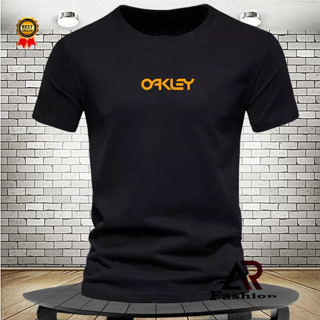 NEW ARIVAL T-SHIRT PRIA/WANITA OAKLEY 03 TEXS GOLD /KAOS ORIGINAL QUALITY PREMIUM