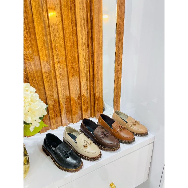 RFB - Sepatu docmart cewek kekinian ronce boots loafers wanita korea ankle perempuan kasual tinggi k