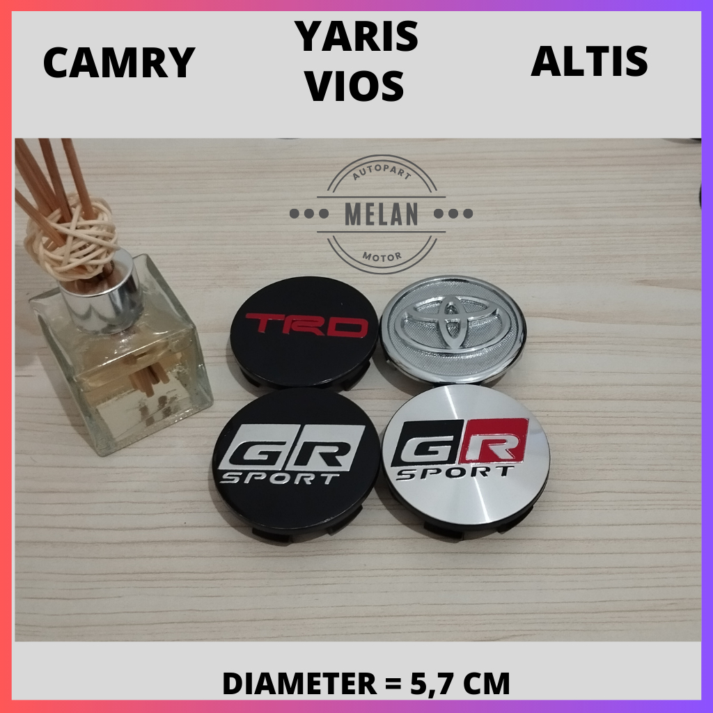 Dop Roda atau Tutup Velg Toyota Yaris, Vios, Camry dan Altis