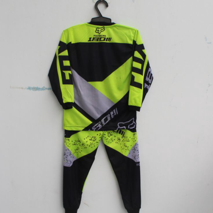 Ready Stock Setelan baju balap Honda /baju kaos balap motor cross /setelan baju team honda