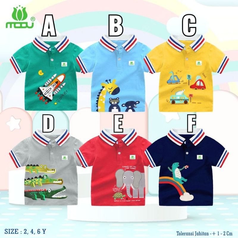 T-shirt Polo Lacoste Premium by Moov // Kaos Polo Anak Keren