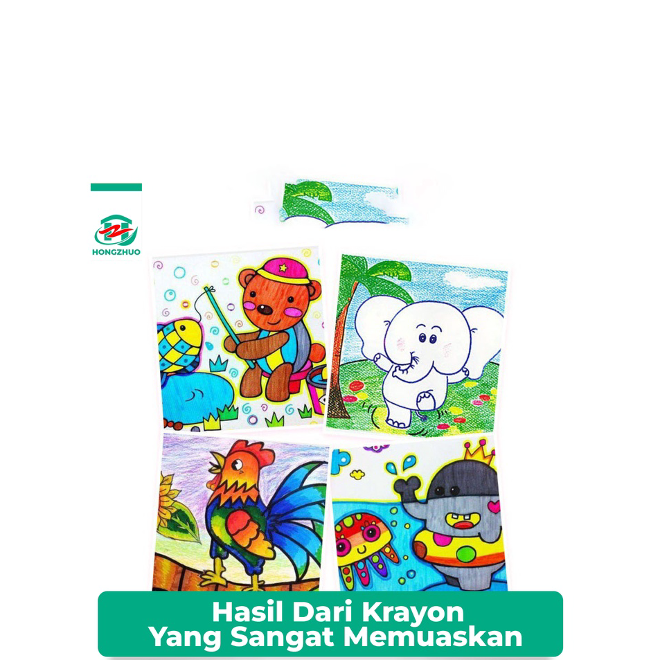 

➴❄❈ Hongzhuo Crayon Anak Pengasah 208pcs Set Alat Menggambar Melukis anak Crayon Cat Air Pensil