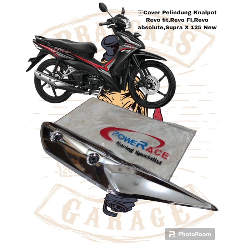cover knalpot pelindung knalpot Honda revo Fi Original Bukam ORI Honda