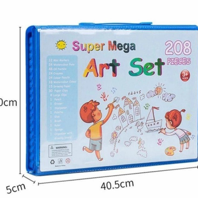 

Model Baru Crayon 208 Pcs Art Set Crayon Drawing Alat Melukis Mewarnai Kado Anak Crayon Anak Set Isi 208 Pcs Pensil Warna Alat Lukis Set Krayon Set