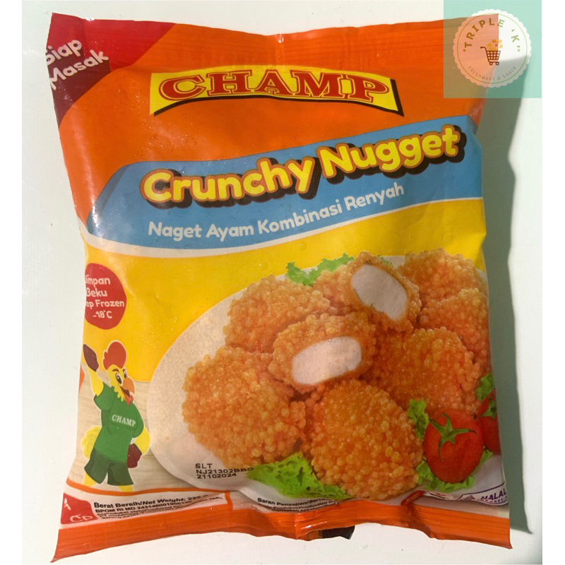 

CHAMP CHRUNCY NUGGET AYAM 225GR