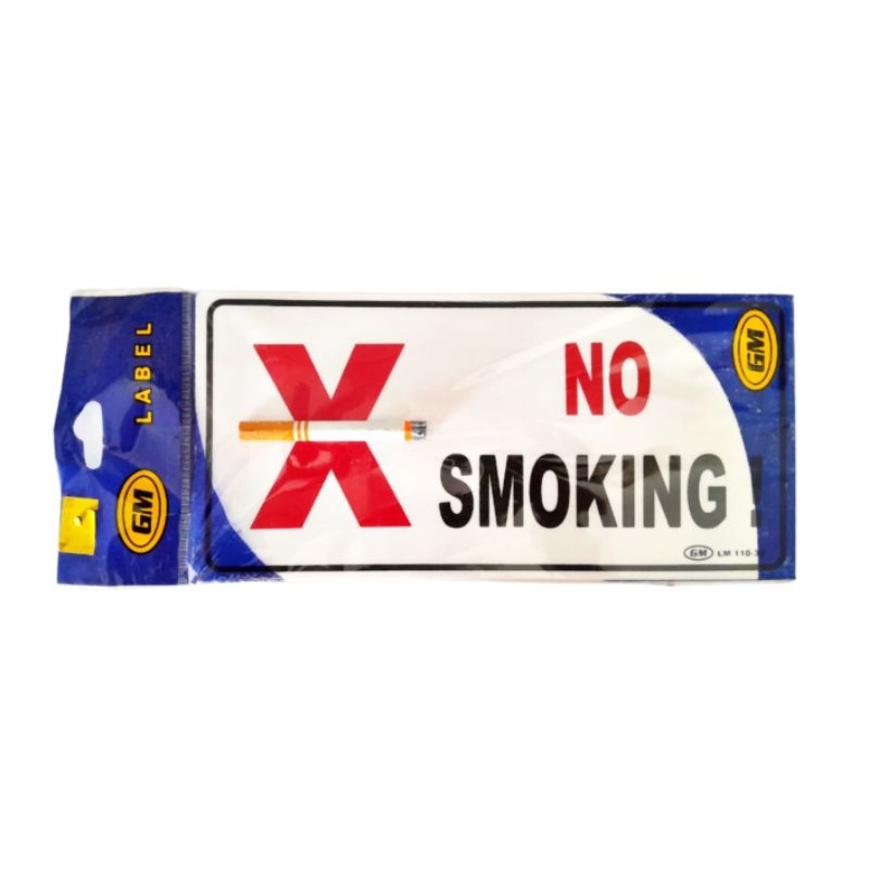 

Jual Label No Smoking Plastik Tebal