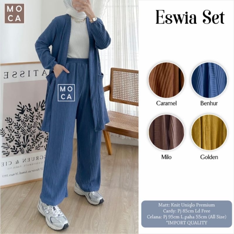 Eswia set Knit Uniqlo Premium by Moca