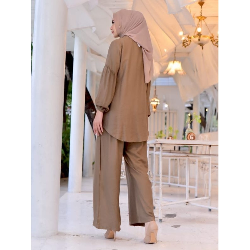 one set celana daily muslimah casual