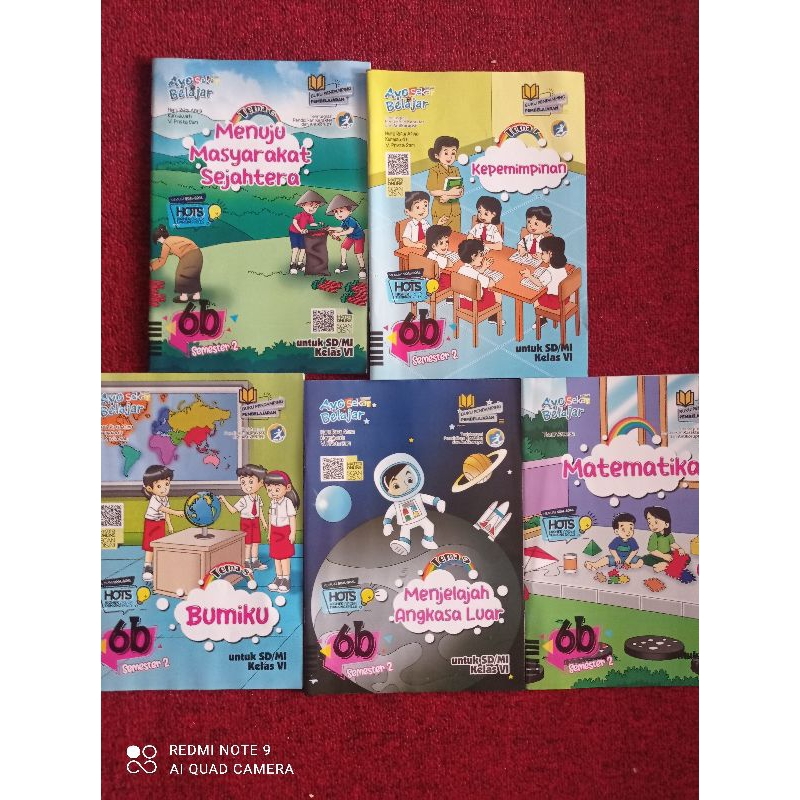 LKS SEKAR SD KELAS 6 TEMA 6,7,8,9 MATEMATIKA, SEMESYER 2/GENAP 2023-2024 , CV GRAHA PUSTAKA