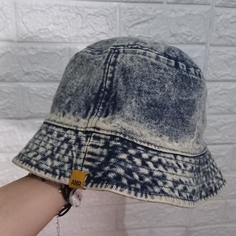 BUCKET HAT JEANS -AMR ORIGINAL [Preloved]