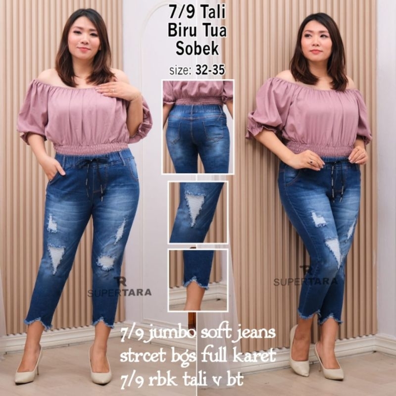 WAJIB TANYA STOCK DULU celana panjang jeans jumbo celana jeans super JUMBO bahan Stretch import