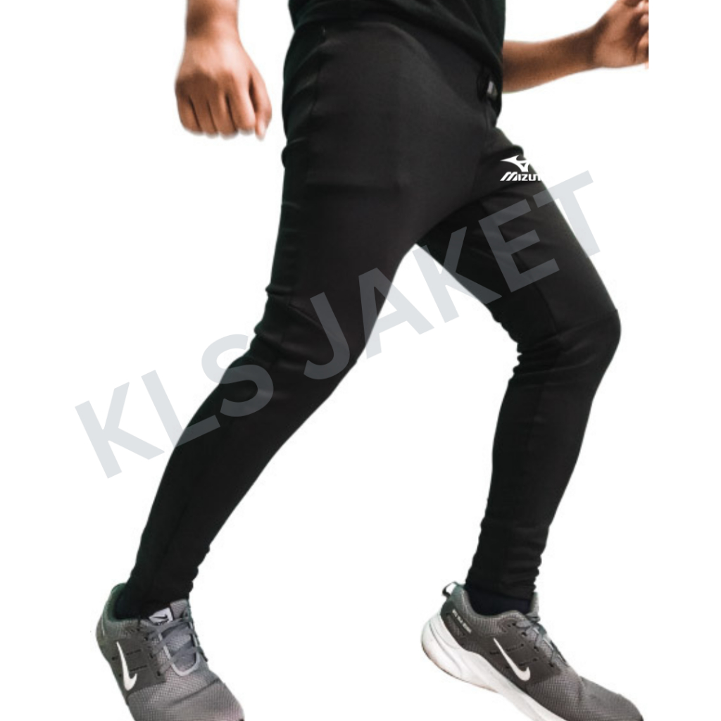 Trackpants KLS Mzuno Celana Olahraga Panjang Pria Wanita Clana Jogging Gym Futsal Gowes Football Fitness Pants