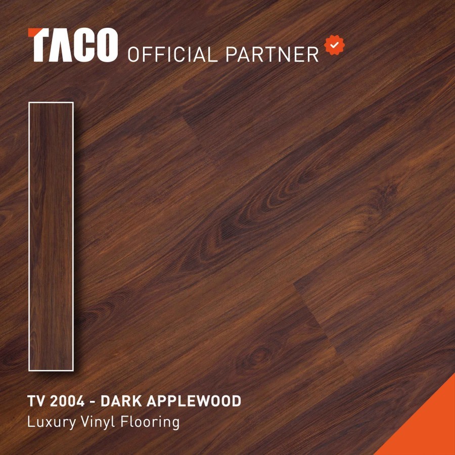 Taco Vinyl Lantai 2mm TV 2004 Dark Applewood
