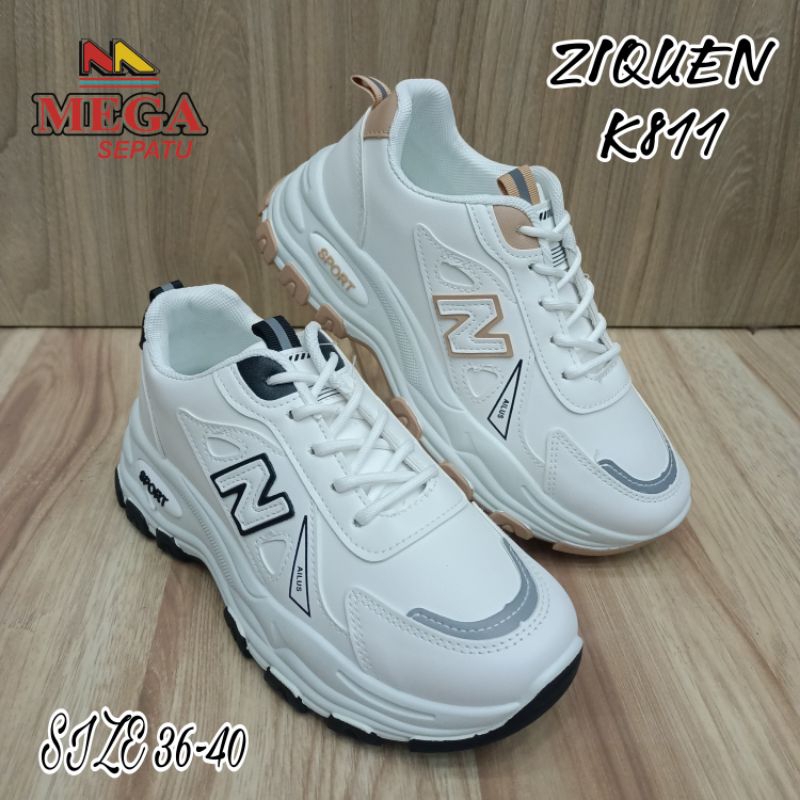 SEPATU SNEAKERS CEWEK TERBARU MEREK ZIQUEN K811