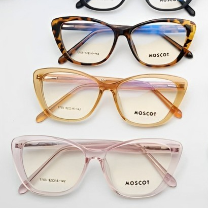 Kacamata Cat Eye Besar Trendy Antiradiasi Photocromic