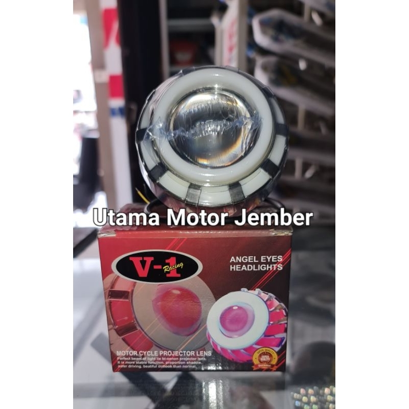 Lampu Proji Bulat Disco V-1 Racing